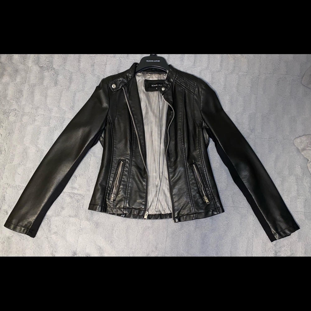 Faux Leather Jacket